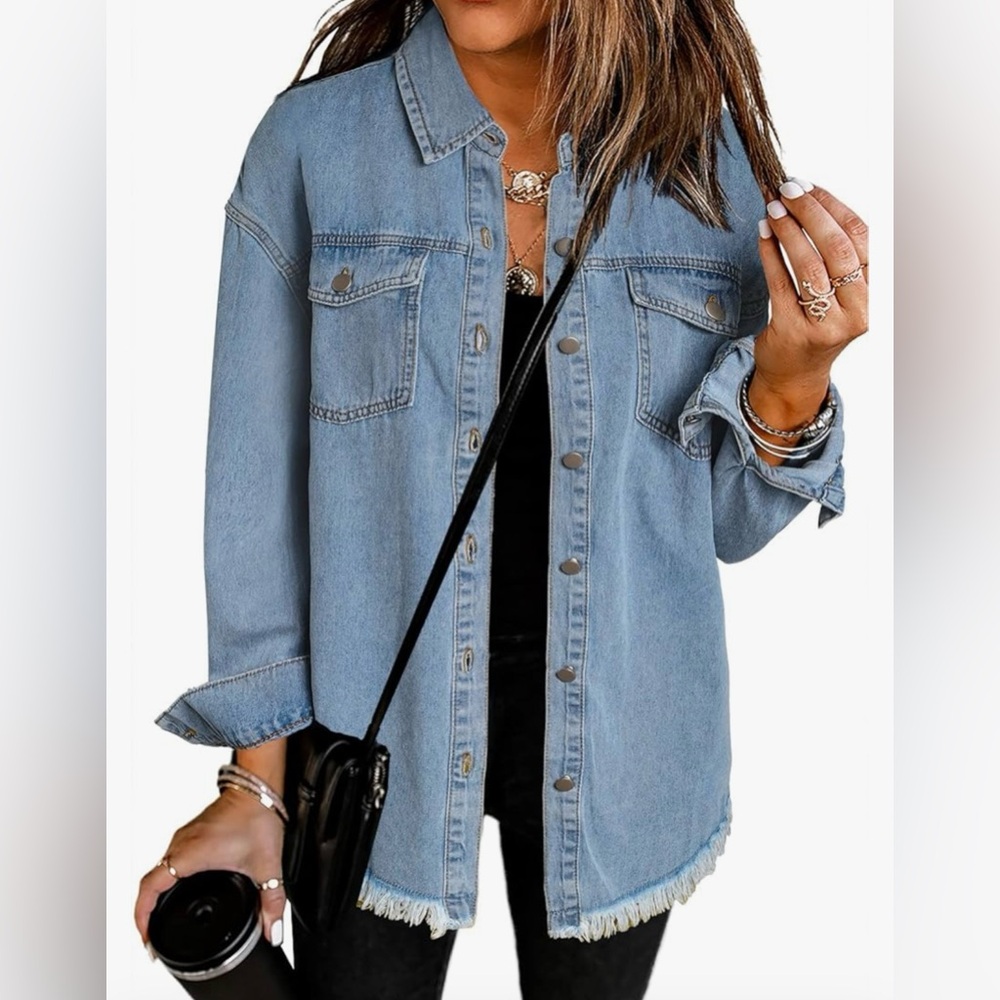 Denim XL ladies jacket-like new